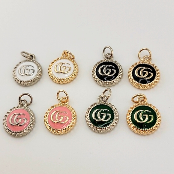 Zipper Pulls Charms GG Silver Gold - Picture 10 of 10